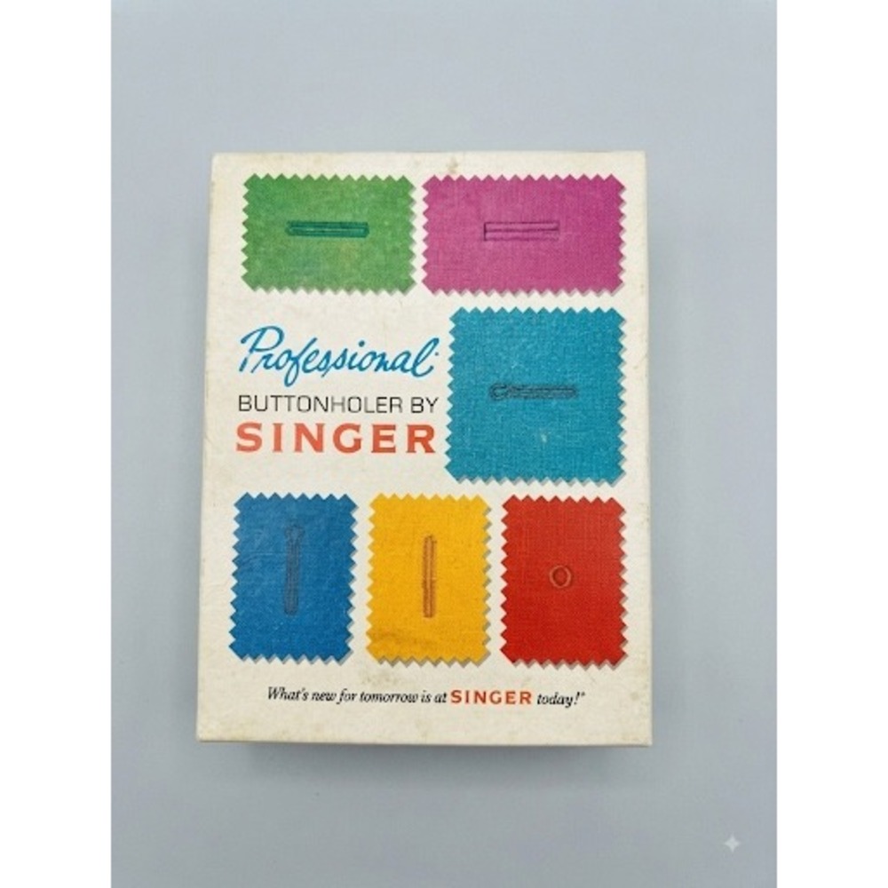 Singer Professional Buttonholer 102880 Slant-Needle Zig-Zag Sewing Attachment